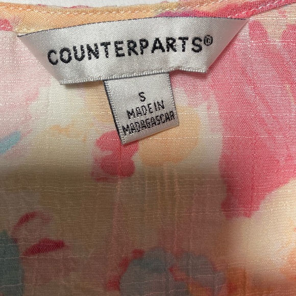 COUNTERPART FLORAL BLOUSE - SIZE S - NWT - Picture 3 of 8
